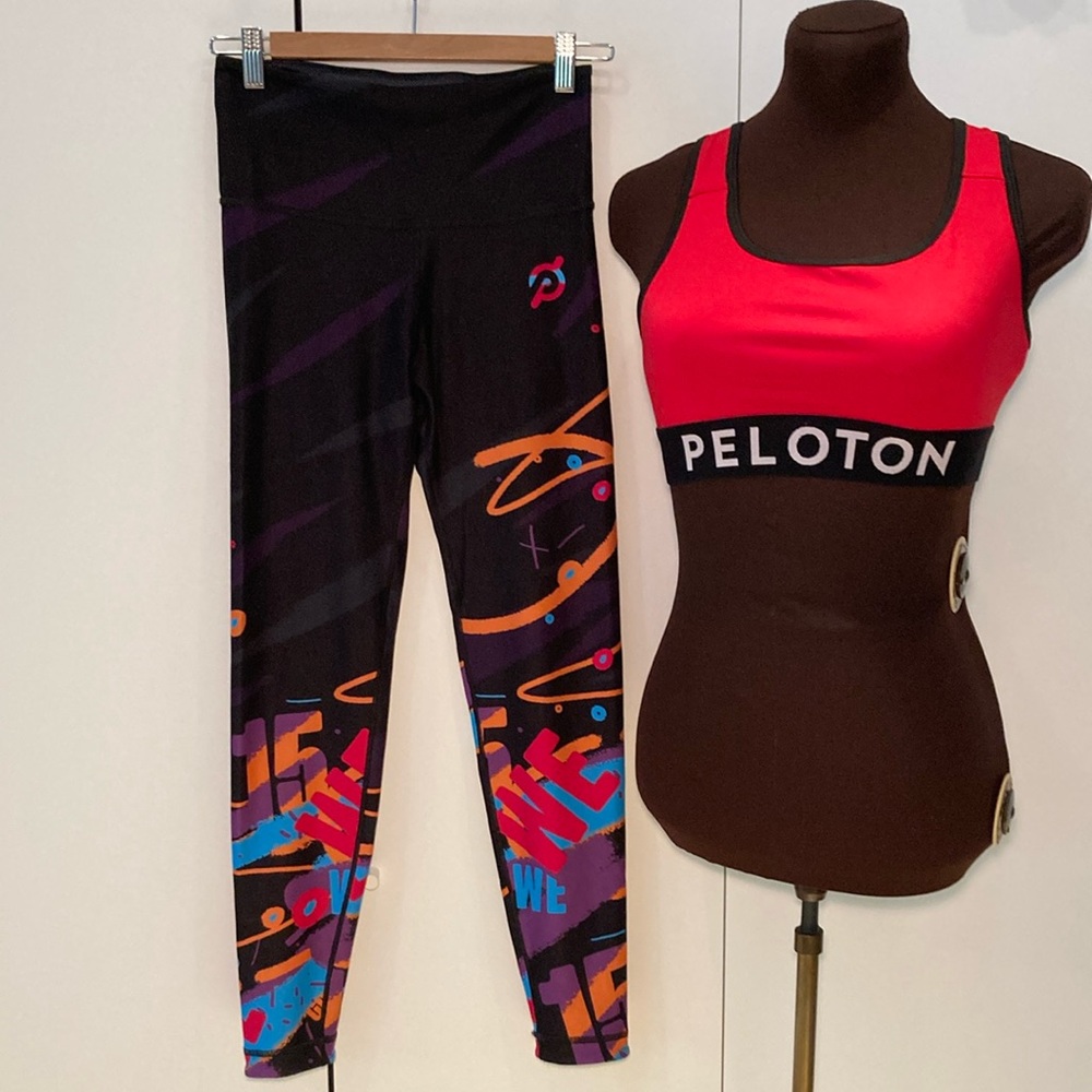 Peloton x WITH Hust Wilson leggings reversible M